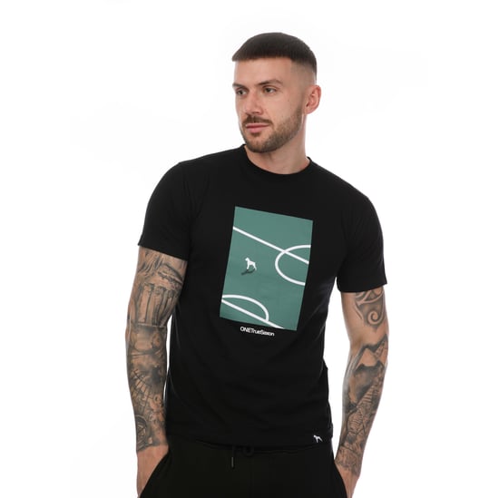 Men's One True Saxon Turf T-Shirt in Black - Image 1