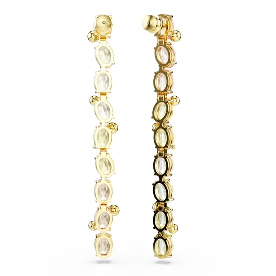 Swarovski 'Gema' Women's Gold Plated Metal Drop Earrings - Gold 5705809 - Image 4