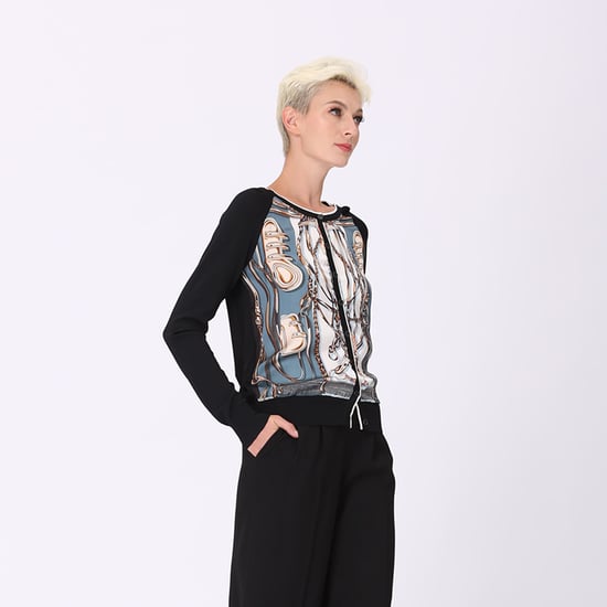 Cardigan printed in front - Image 3