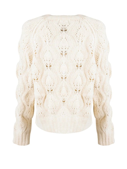Silvian Heach Suéter Oversize de mujer beige - Image 6