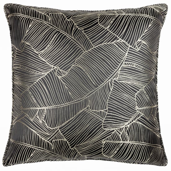 Funda de Cojín de Satén Jacquard Bordada Wylder Tropics Seymour con Piping - Image 1