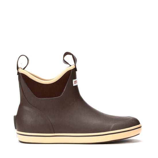 Xtratuf Ankle Deck Rubber Chocolate/Tan Wellington Boots - Image 6