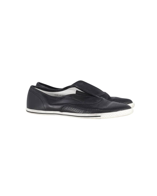 Marc by Marc Jacobs Slip On Sneakers in Black Leather - Image 1