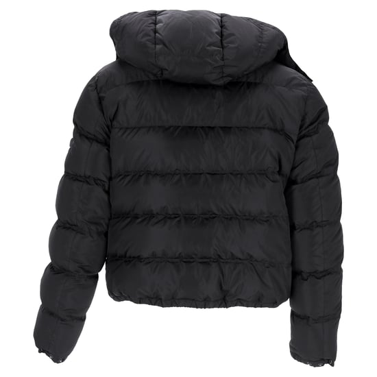 Prada Sport Quilted Hooded Down Jacket in Black Nylon - Image 3