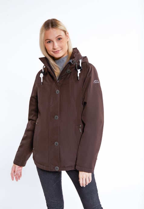 ICEBOUND Winter jacket women dark brown - Image 3