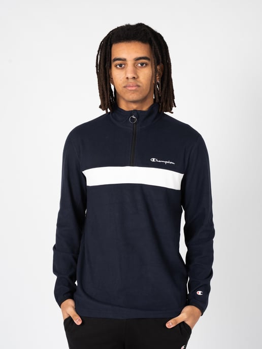 Champion Sudadera del hombre Blanco, azul oscuro - Image 3
