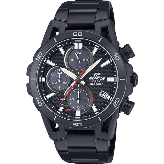 Casio Edifice Men's Black Watch EFS-S640DC-1AVUEF - Image 1