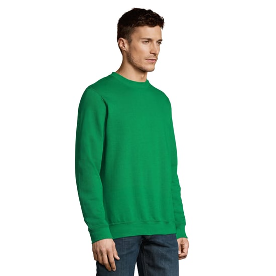 SOLS Unisex Adult New Supreme Sweatshirt (Kelly Green) - Image 3