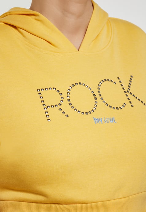 Mymo Hoodie women yellow - Image 3