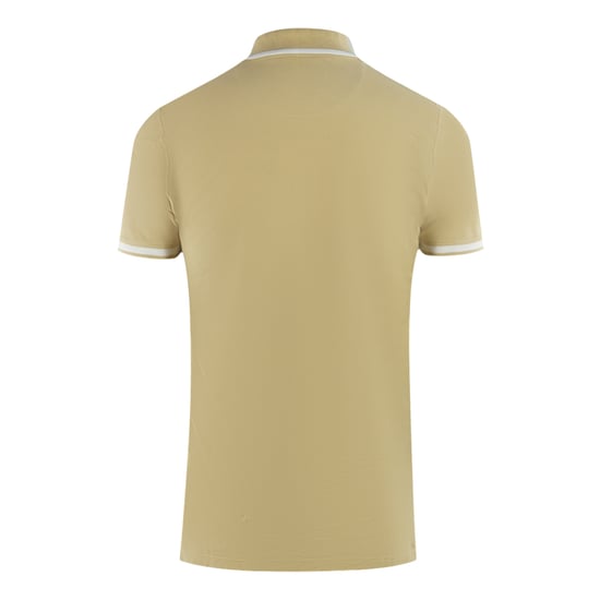 Polo beige Aldis con ribetes de Aquascutum - Image 2