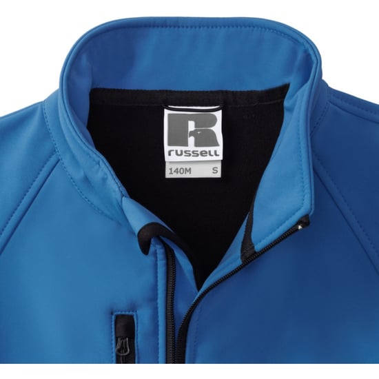 Russell Mens Water Resistant & Windproof Softshell Jacket (Azure Blue) - Image 5