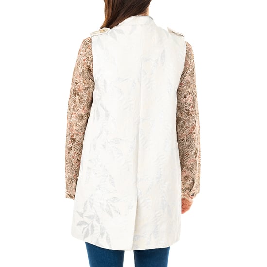 Shiny effect vest with hook and eye closure JWJG02 woman