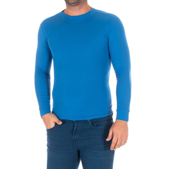 Men's long sleeve t-shirt with a medium high neck 1625-H