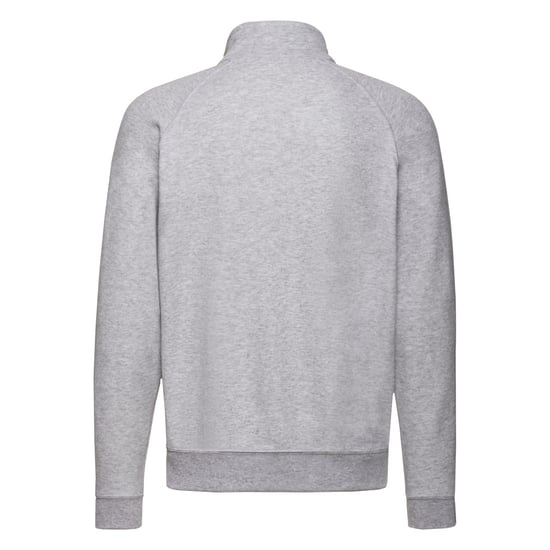 Fruit of the Loom Mens Classic Plain Sweat Jacket (Heather Grey)