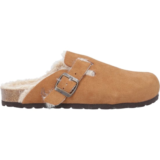 Hush Puppies Jade Leather Women's Tan Slippers - Image 5