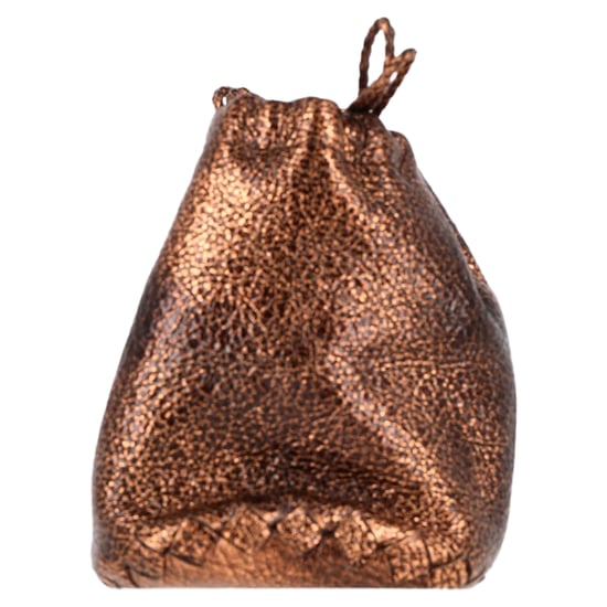 Bottega Veneta Drawstring Pouch in Bronze Cervo Leather - Image 4