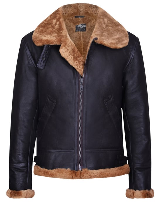 Pilot B3 Flying Shearling Bomber Flying Jacket