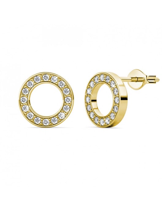 Pendientes Ophir - Oro y Cristal - Image 1