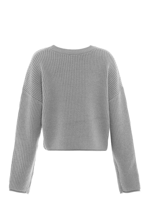 Mymo Pullover women light grey melange - Image 2
