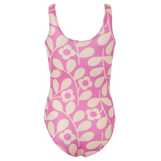 Regatta Girls Orla Kiely Jasmine Flower One Piece Swimsuit (Lilac/Cream) - Image 2