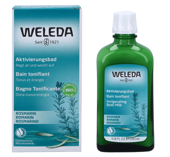 Weleda Rosemary Invigorating Bath Milk 200ml - Image 1