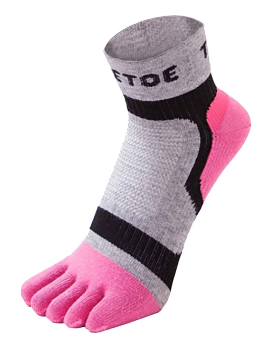 TOETOE - Calcetines Bajos Deportivos Transpirables para Hombre y Mujer - Rosa - Image 1