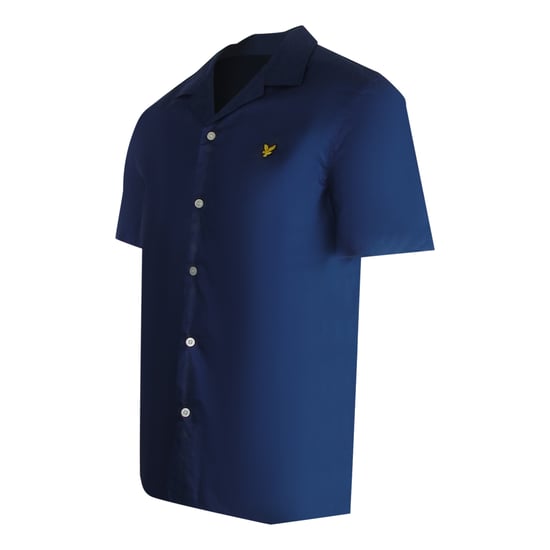 Camisa Resort de manga corta azul marino de Lyle & Scott - Image 3
