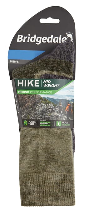 Bridgedale - Calcetines de lana merino para hombre - Verde - Image 2