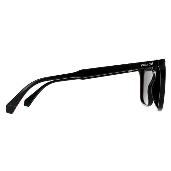 Gafas de sol polarizadas Polaroid Rectángulo para hombre en negro y gris - Image 4