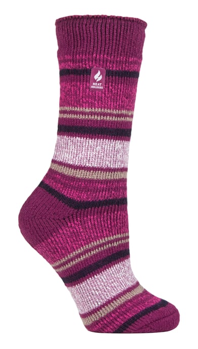 Calentadores - Calcetines Térmicos de Mujer para Invierno | Calcetines de Interior y Exterior | Suaves y Esponjosos | Regalos para Mujer - Fucsia Profundo (Barcelona) - Image 1