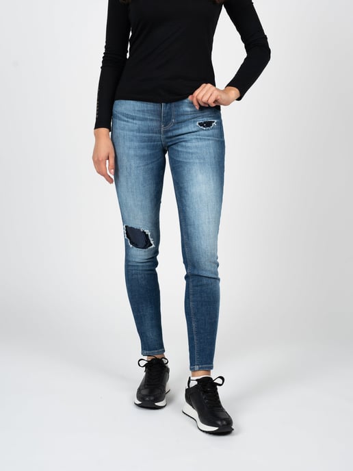 Guess Vaqueros Skinny de mujer azul - Image 3