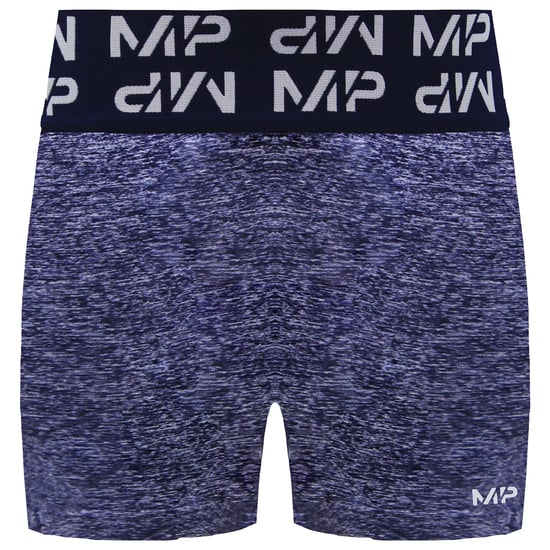 MyProtein Curve Womens Galaxy Blue Booty Shorts - Image 1