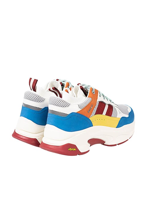 Bally Zapatillas Viber-T del hombre Blanco, amarillo, azul, Gris, multicolor, naranja, rojo - Image 3