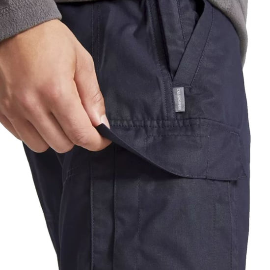 Craghoppers Mens Expert Kiwi Convertible Tailored Trousers (Dark Navy) - Image 2