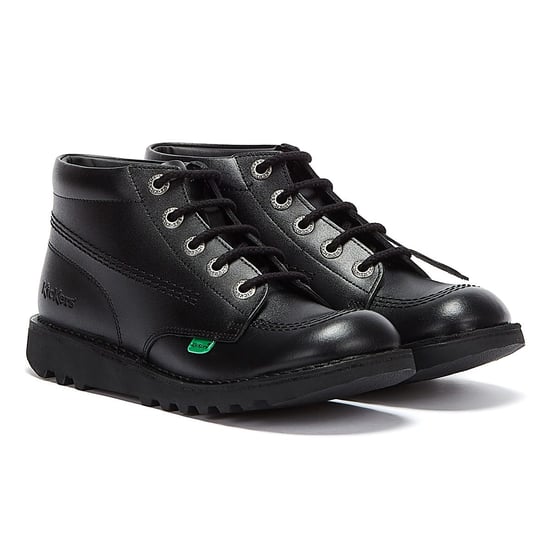 Kickers Kick Hi Mens Leather Ankle Boots - (Black) - Image 1