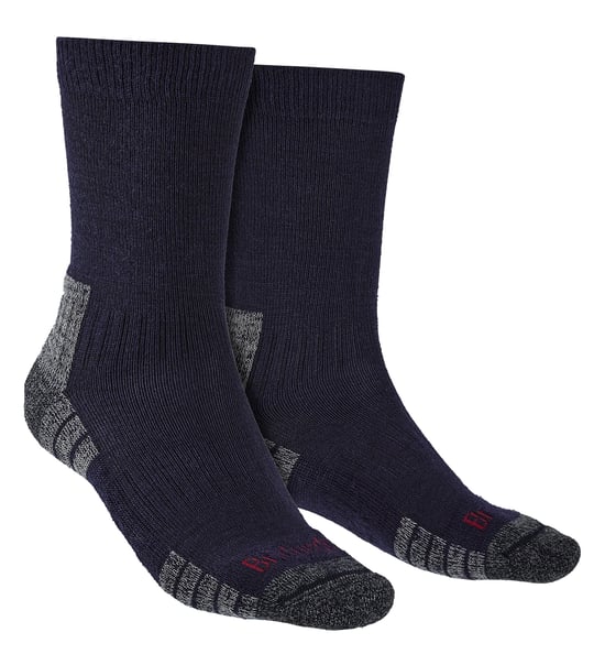 Bridgedale - Calcetines Merino Ligeros Senderismo Hombre - Azul Marino / Gris - Image 1