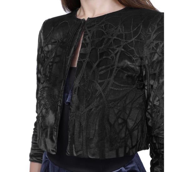 Short lace and velvet jacket - Image 3
