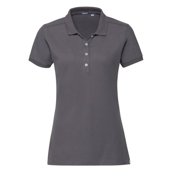 Russell Womens/Ladies Stretch Fitted Polo Shirt (Convoy Grey Solid) - Image 1