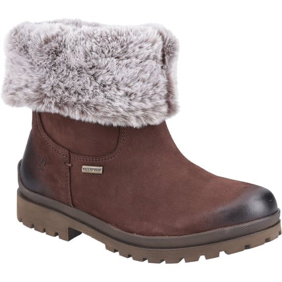 Hush Puppies Alice Leather Women's Brown Boots - Image 1