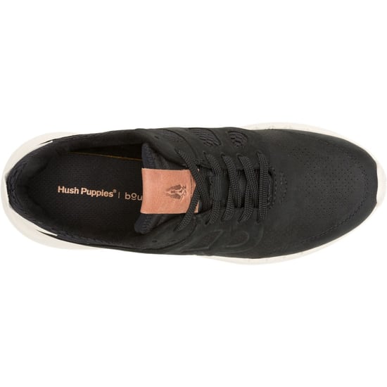 Hush Puppies Seventy8 Runner Suede Women's Black Trainers - Image 4