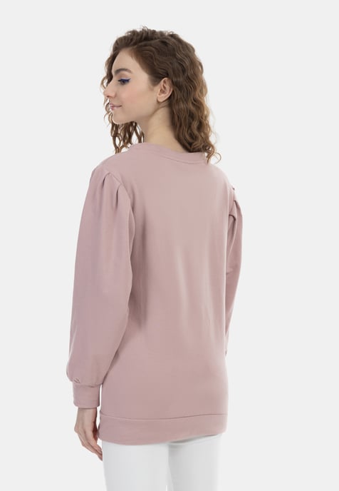 Mymo Sweatshirt women old pink - Image 4