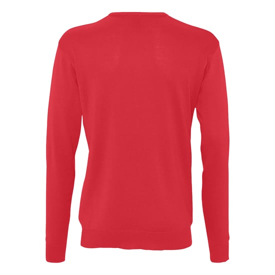 SOLS Mens Galaxy V Neck Jumper (Red) - Image 2