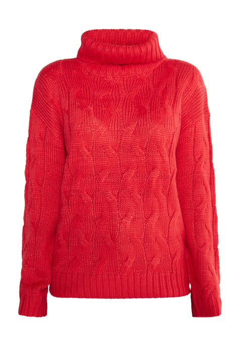 Mymo Knitted pullover women red - Image 1