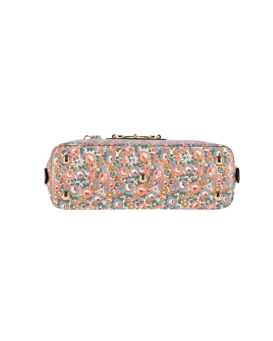Gucci 1955 Horsebit Liberty London Floral Tote Bag in Multicolor Leather - Image 4