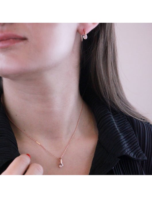 Conjuntos con clase: oro rosa y cristal - Image 3