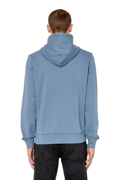 Diesel Sudadera Ginn Hood del hombre azul - Image 3