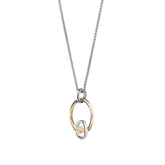 Orphelia 'Antoine' Women's 925 Sterling Silver Chain with Pendant - Silver/Gold ZH-7503/1 - Image 3