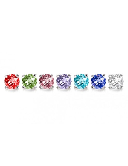 Aretes Caja 7 Días - Plata y Multi - Image 4