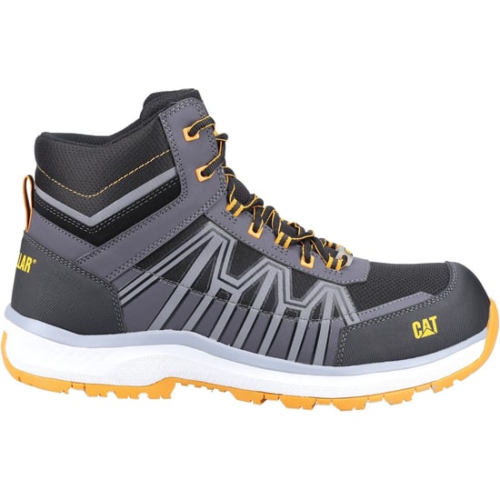 Caterpillar Charge PU/Mesh/TPU Black/Orange Hiking Boots - Image 4