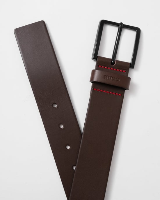 HUGO Gioni Mens Leather Belt NOS - Image 4